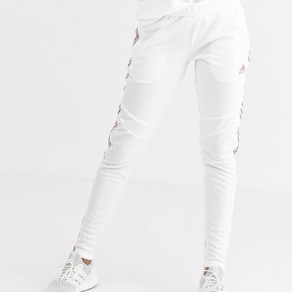 Adidas White Climacool Tiro 13 Soccer Track Pants Sz S - Picture 1 of 16